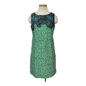 Lilly Pulitzer Stephanie Shift Dress Size 6 Spotcha Green Blue
